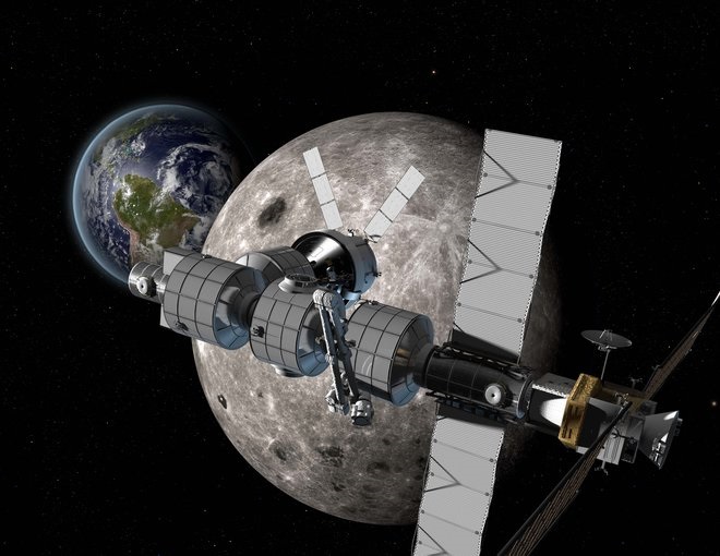 ژاپن و آمریکا درحال ساخت یک ایستگاه فضایی برای گردش دور ماه